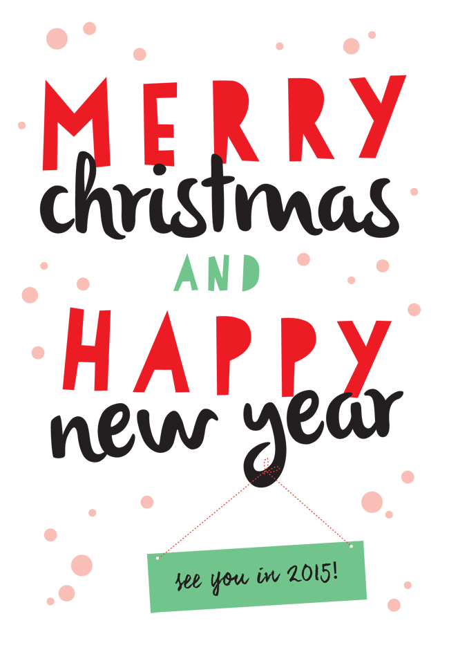 Everybody Text Brand Merry Line Christmas Cream PNG Image