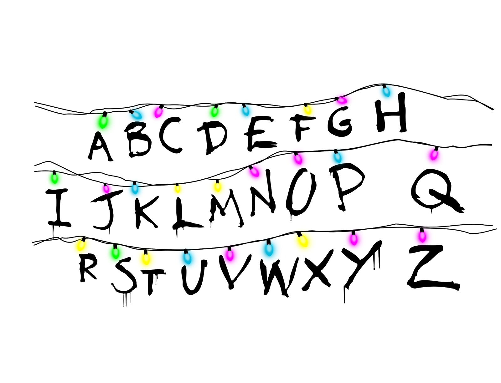 Гирлянда Очень Странные Дела фото 7