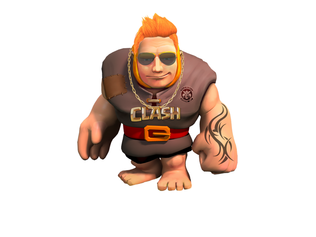 Clash Of Clans Giant Stylish Png PNG Image