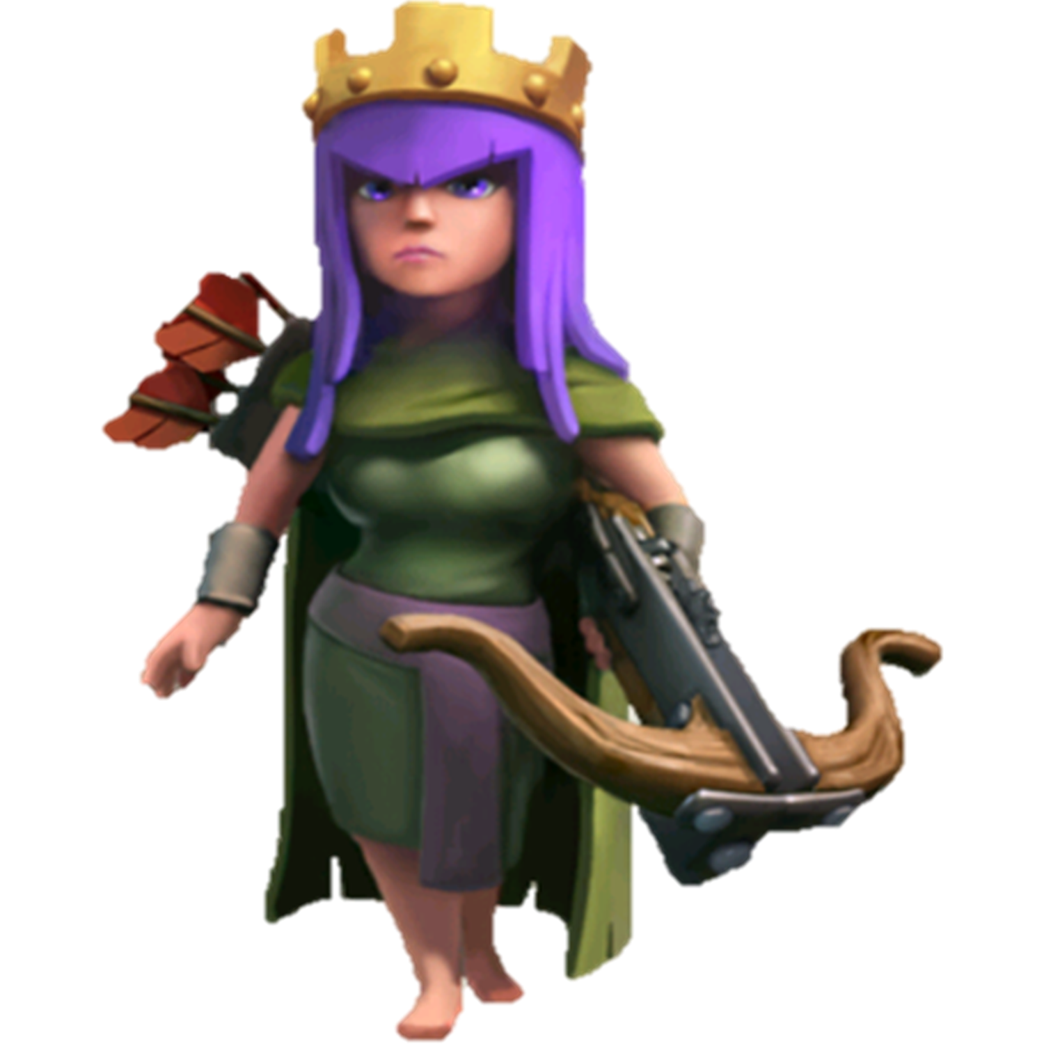 Toy Clash Of Queen Character Fictional Archer PNG Image