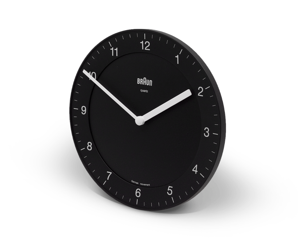Wall Black Numbers Clock Download HD PNG Image