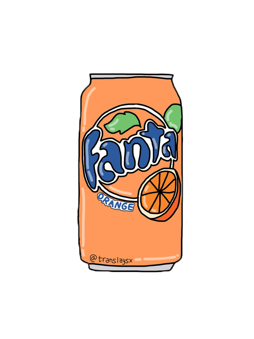 Fizzy Drawing Coca Fanta Orange Cola Coca-Cola PNG Image