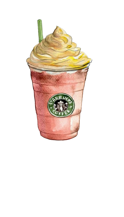 Cuisine Coffee Frappuccino Flat Irish Strawberry Indian PNG Image