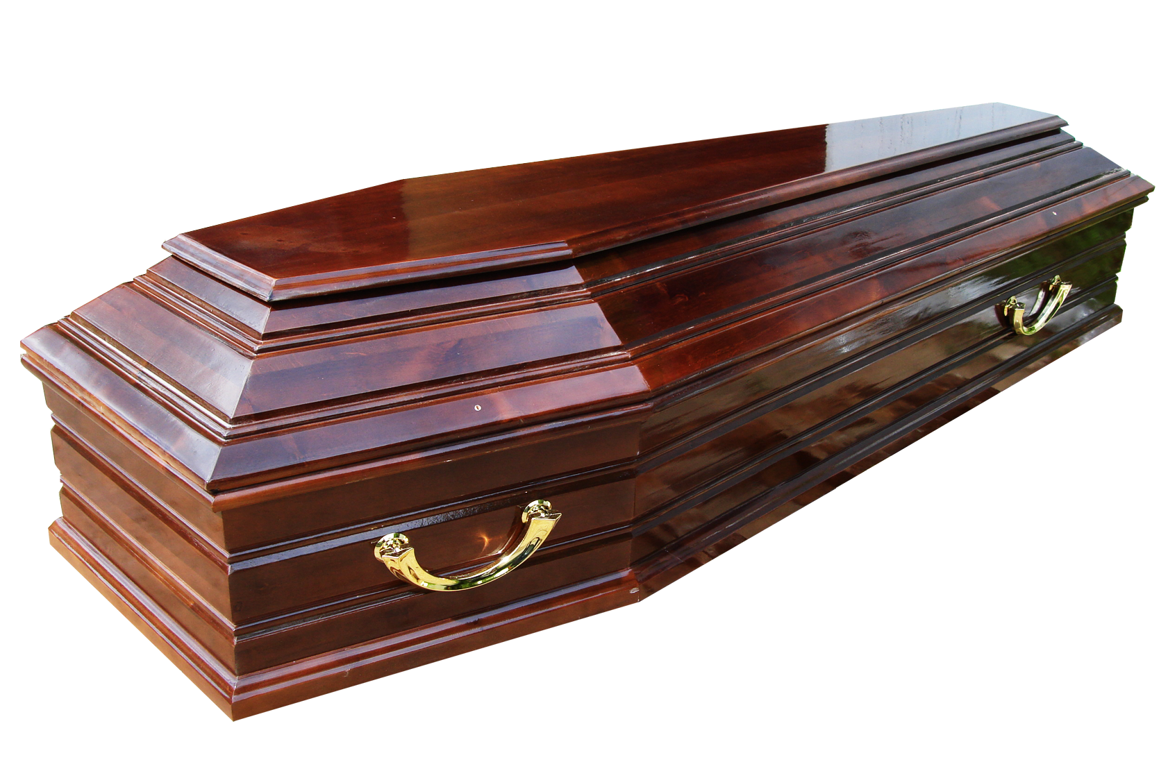 Ebony wood coffin