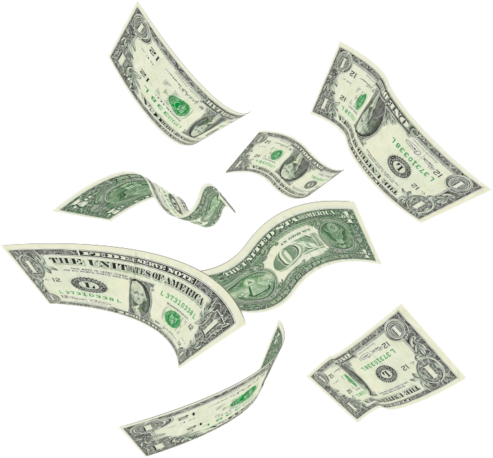 United Dollars Flying Dollar States File Formats PNG Image