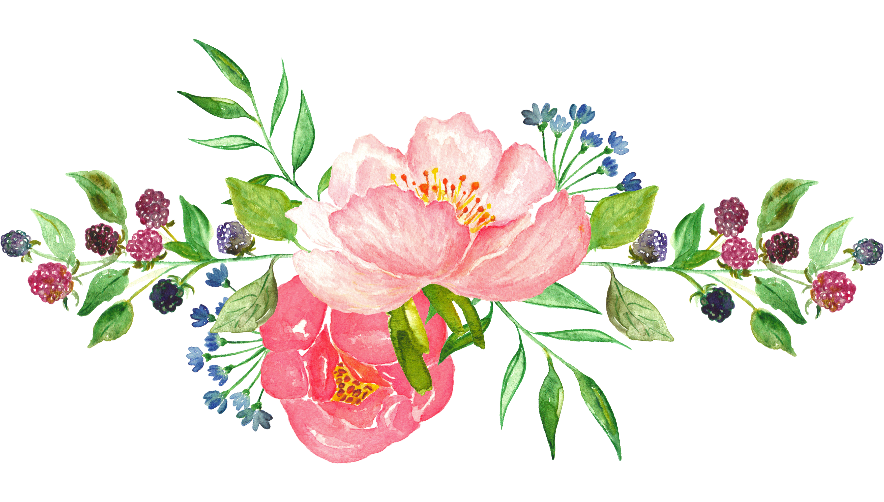 Watercolor Flower Pic Free Download PNG HQ PNG Image