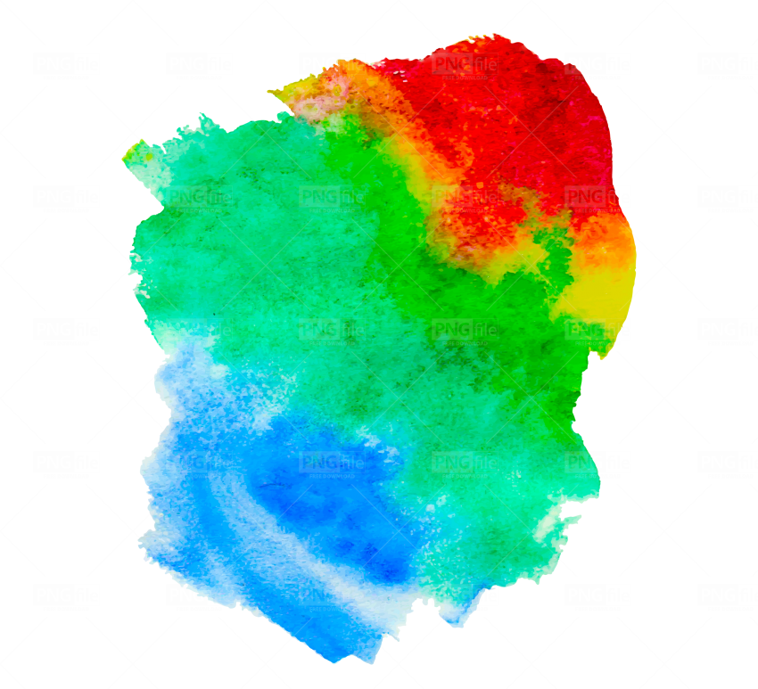 Watercolor Stain HQ Image Free PNG Image