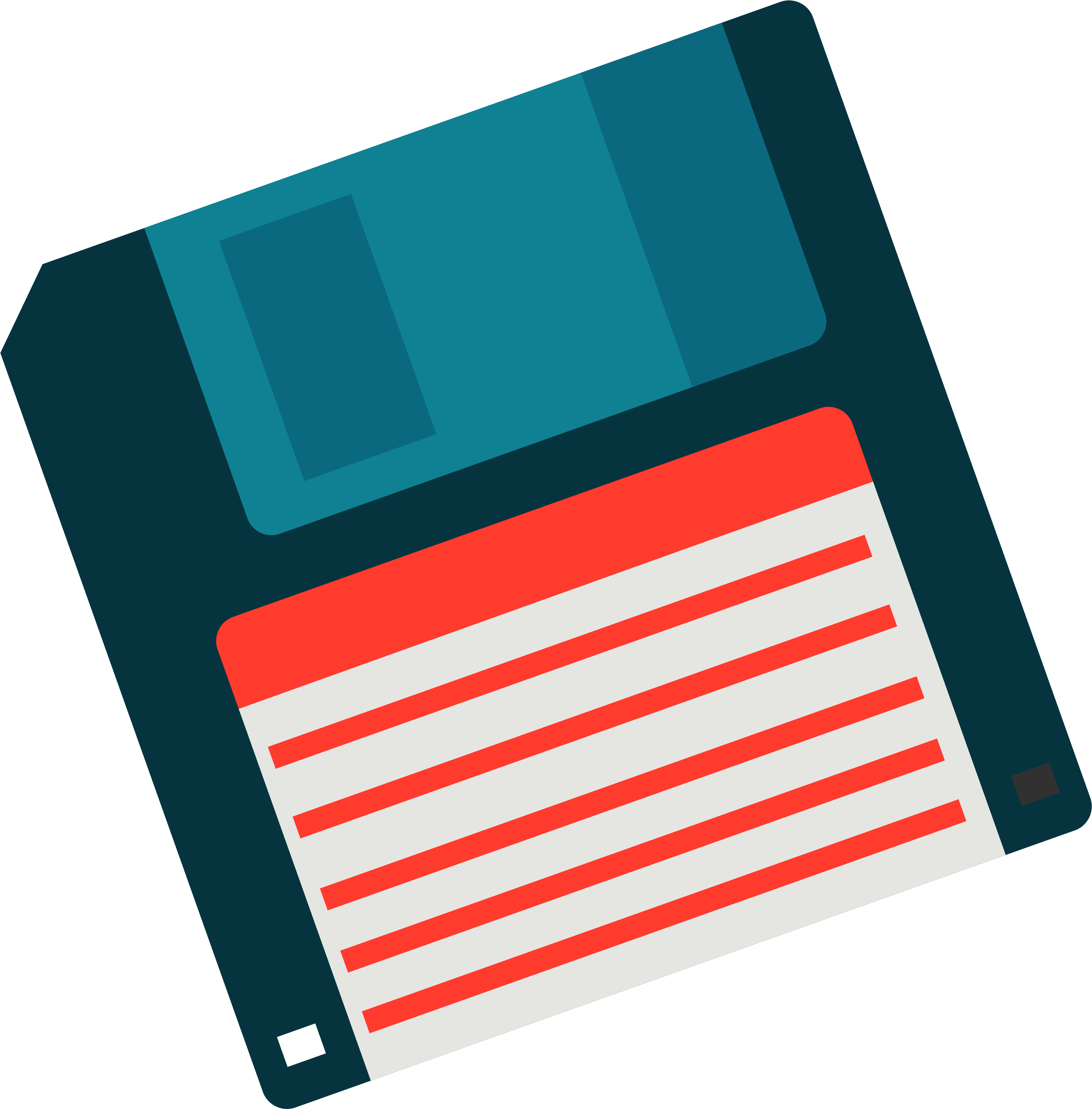 Blue Floppy Disk PNG Free Photo PNG Image