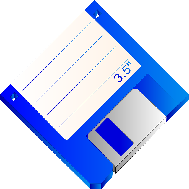Blue Floppy Disk Download Free Image PNG Image