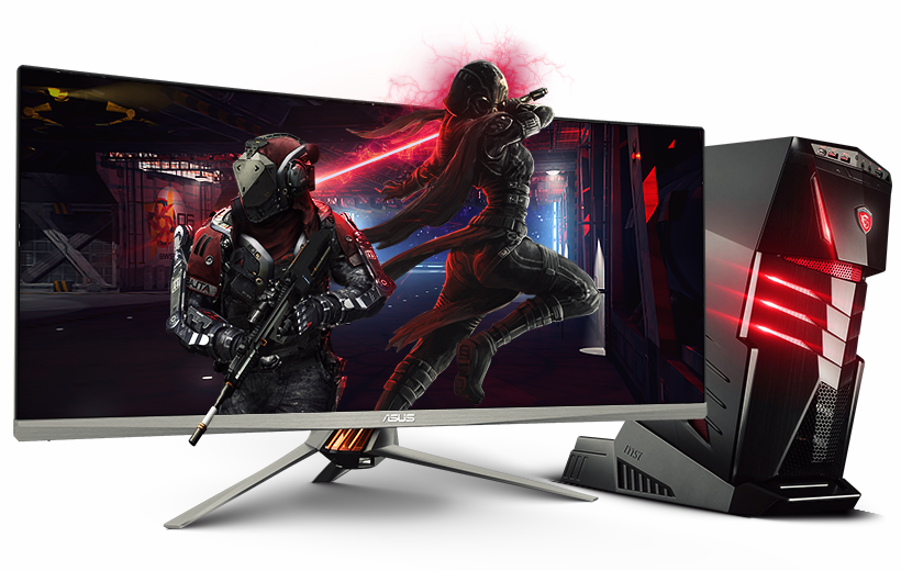 Gaming Computer Transparent Picture PNG Image