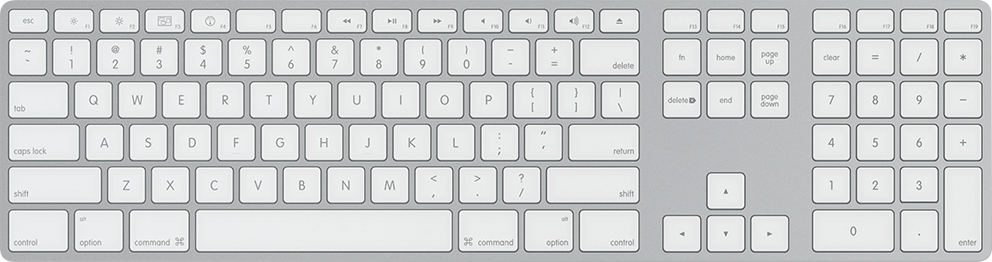 Trackpad Full Magic Apple Bluetooth Computer Keyboard PNG Image