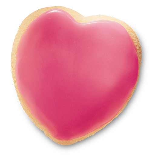 Heart Cookie Icing HQ Image Free PNG Image