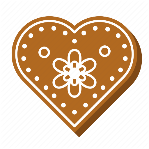 Heart Vector Cookie Free HQ Image PNG Image