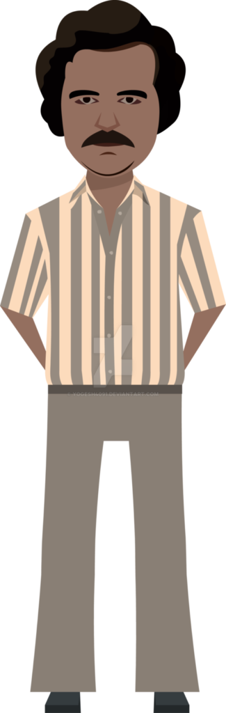 Standing Narcos Escobar Human Pablo Deviantart PNG Image