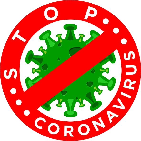 Coronavirus Stop Sign Free Photo PNG Image