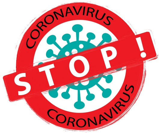 Coronavirus Stop Sign Free Photo PNG Image