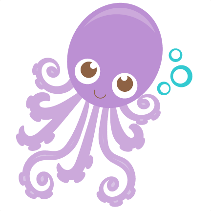 Cute Octopus PNG Image