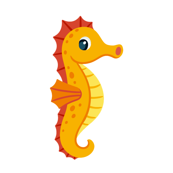 Cute Seahorse Free Download PNG Image