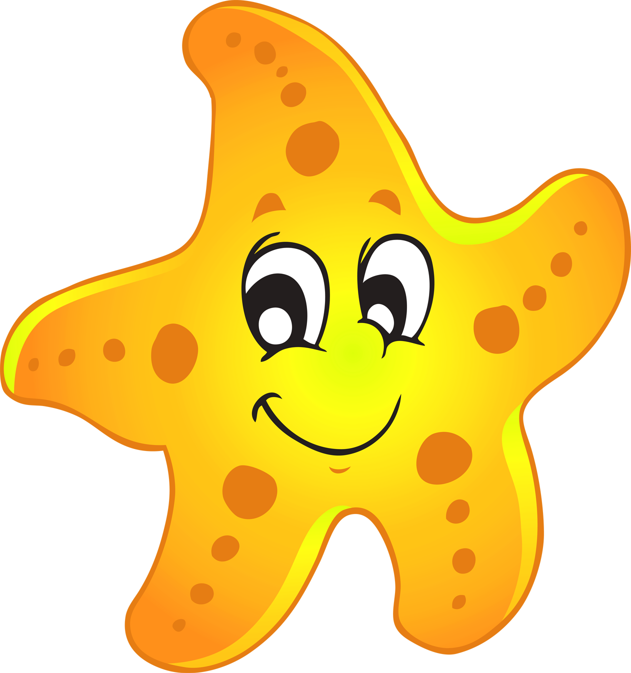 Cute Starfish PNG Image