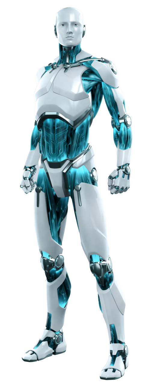 Eset Cyborg Robot Transparent Computer Security Android PNG Image