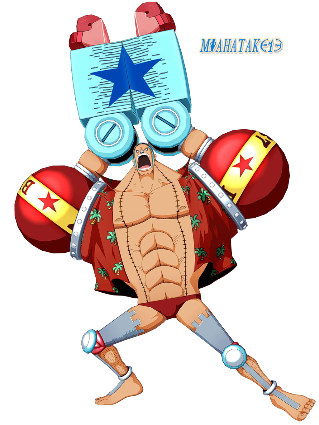 Piece Warriors Unlimited Fictional One World Franky PNG Image