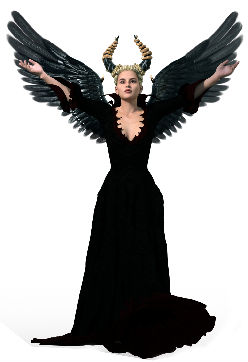 Dark Angel High-Quality Png PNG Image