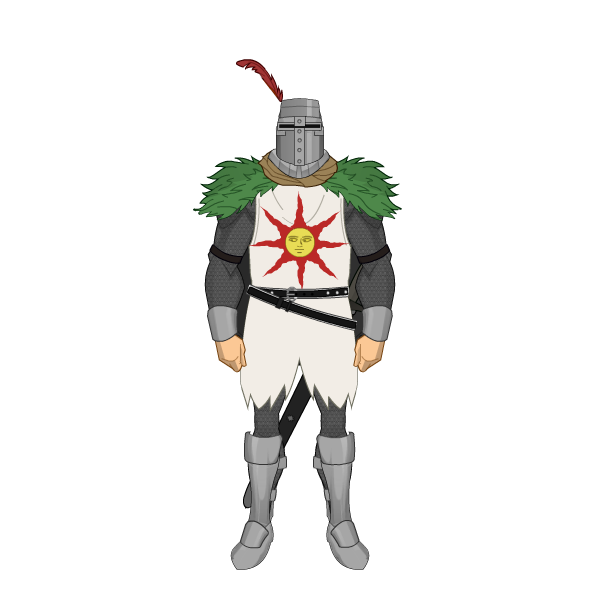 Dark Souls Solaire Transparent Background PNG Image