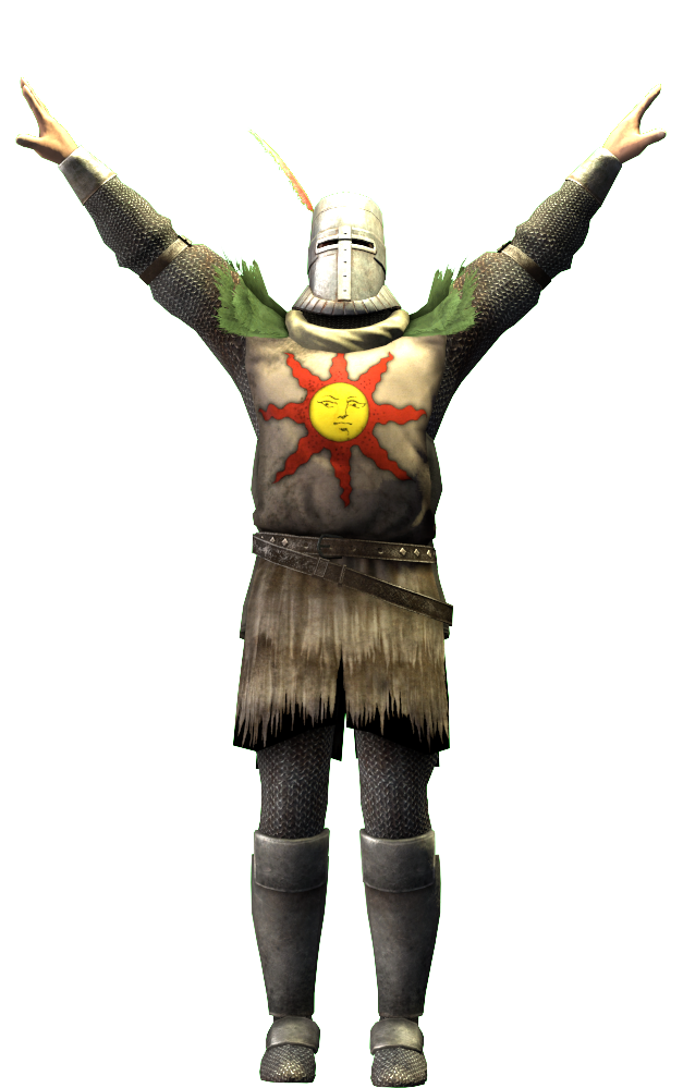 Ii Of Souls Dark Costume Astora Solaire PNG Image