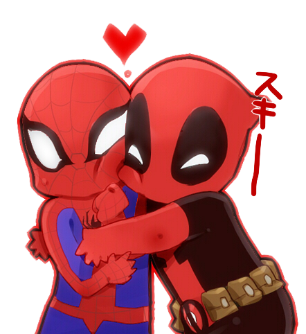Spiderman And Deadpool Free Photo PNG Image