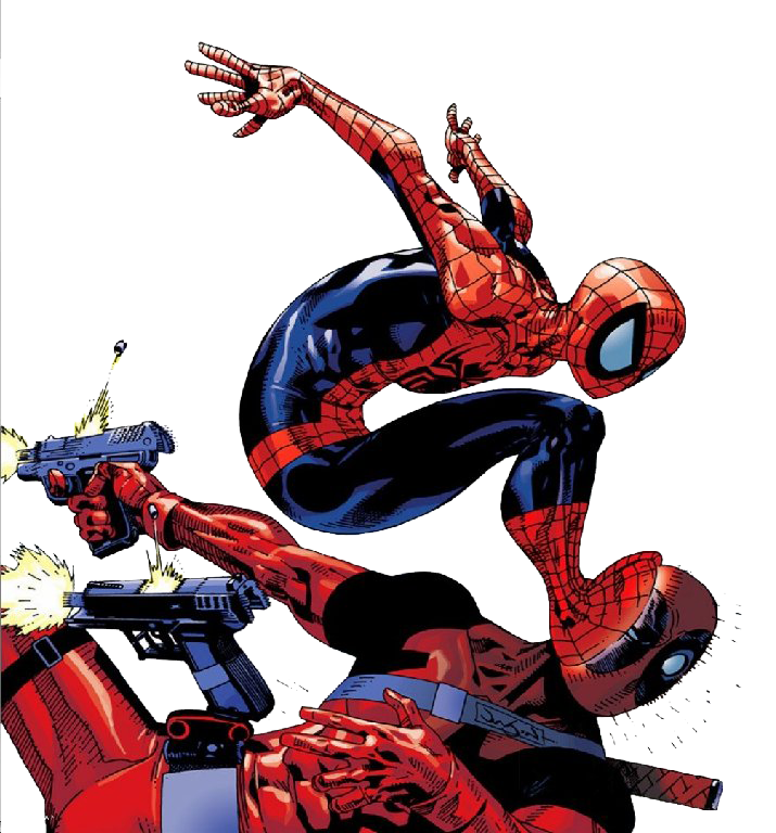 Spiderman And Deadpool Download HD PNG Image