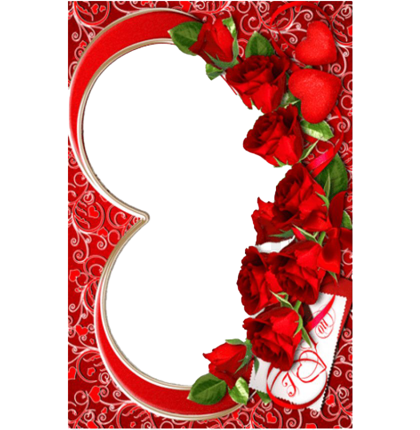 Heart Frame Romantic Free Download PNG HD PNG Image