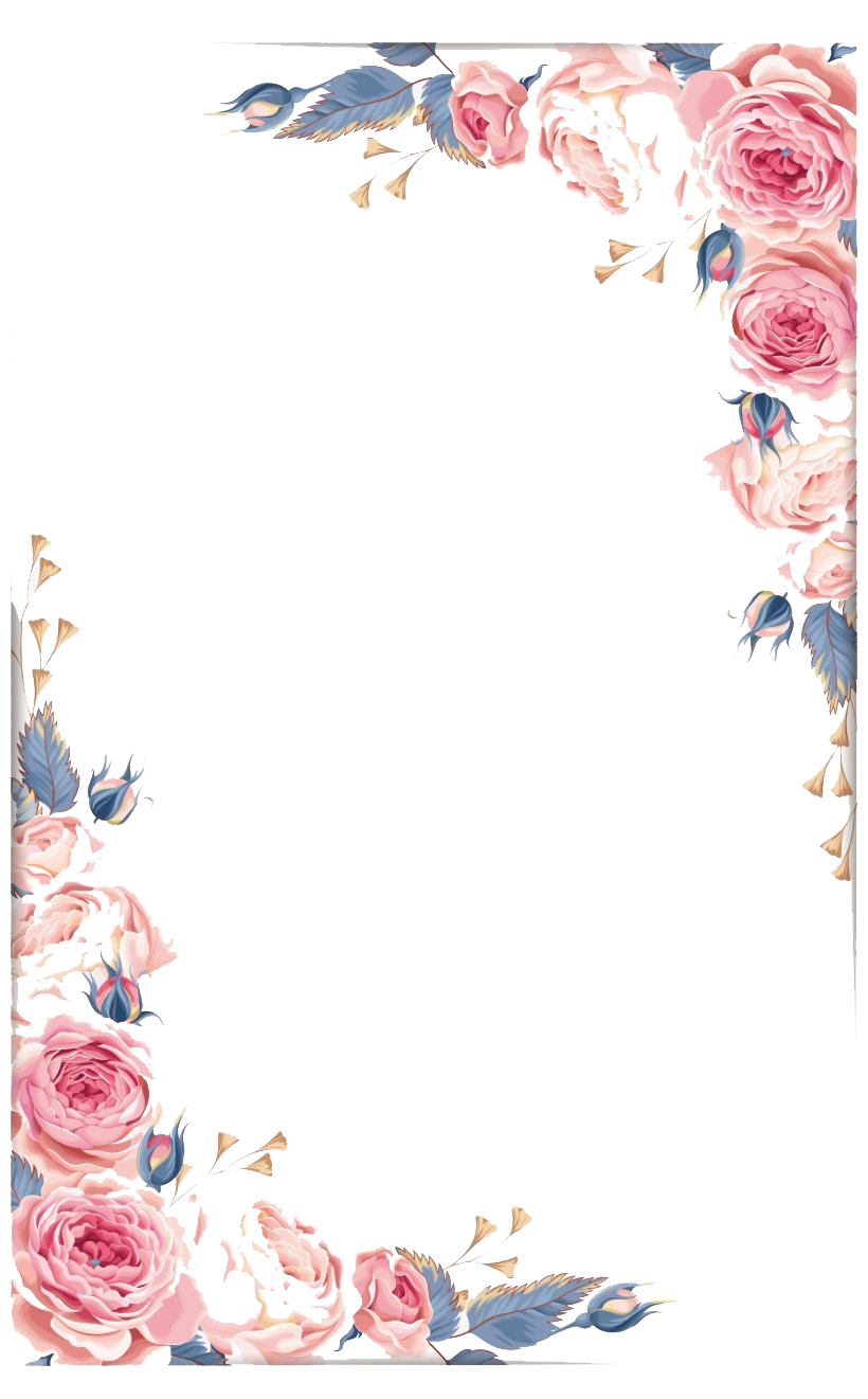 Floral Vintage Frame Free HQ Image PNG Image