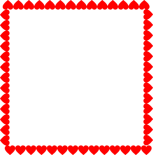 Frame Square Valentine Free Clipart HQ PNG Image