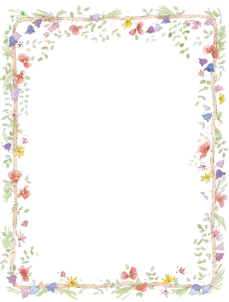 Frame Flower Border Free Download PNG HQ PNG Image