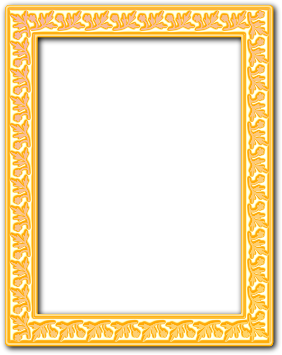 Photos Frame Gold PNG Free Photo PNG Image