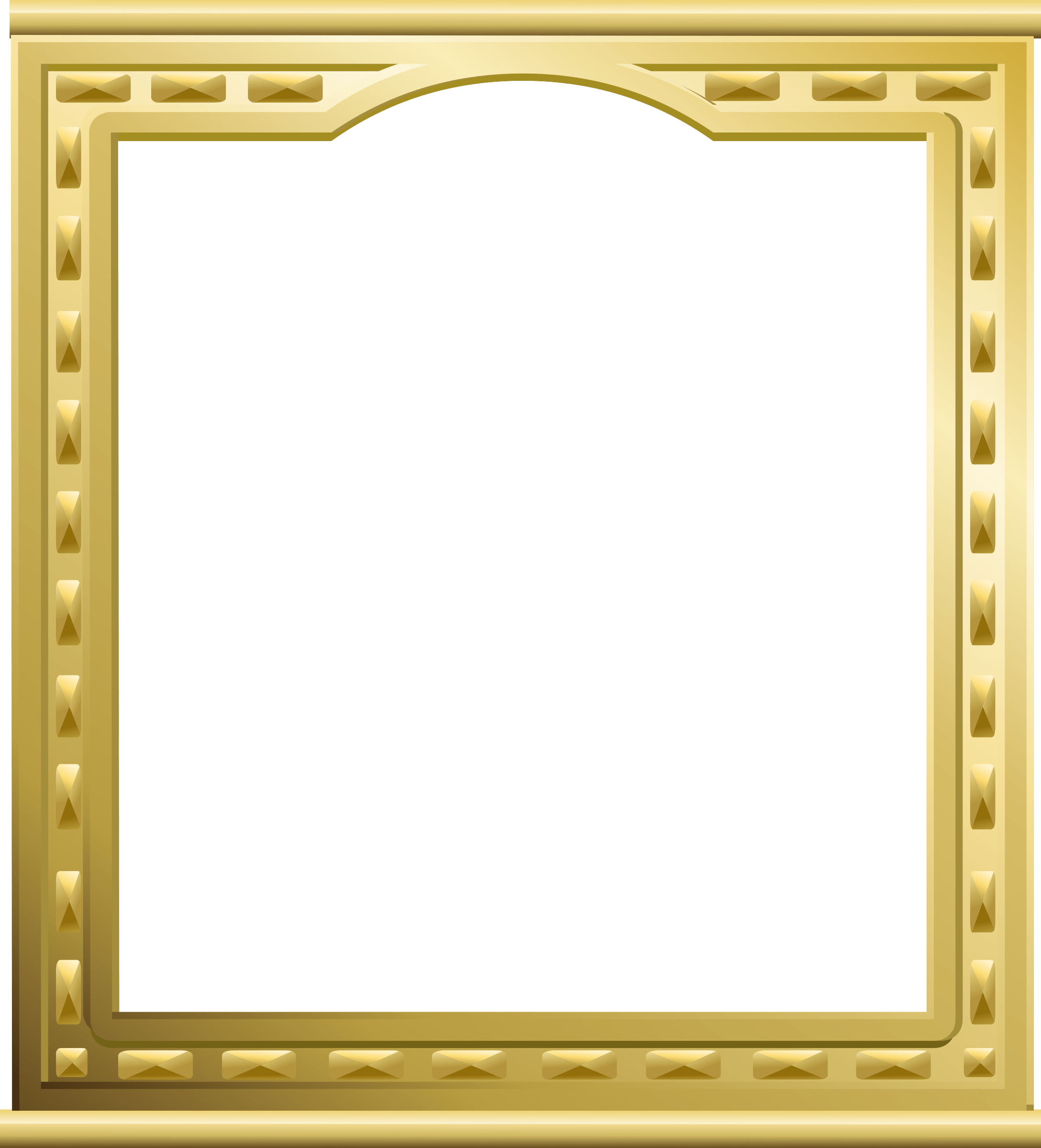 Golden Frame PNG Image High Quality PNG Image