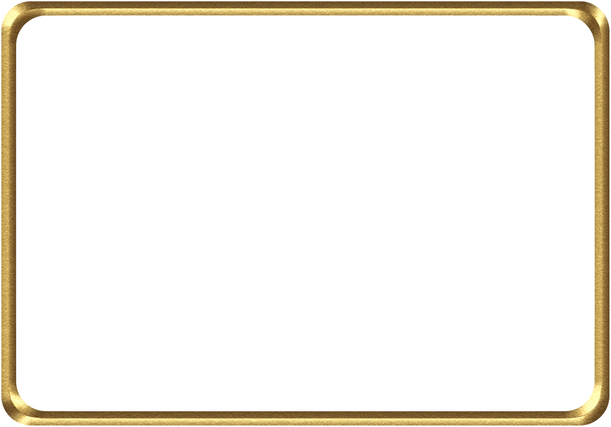 Photos Frame Gold Rectangle Free Transparent Image HQ PNG Image