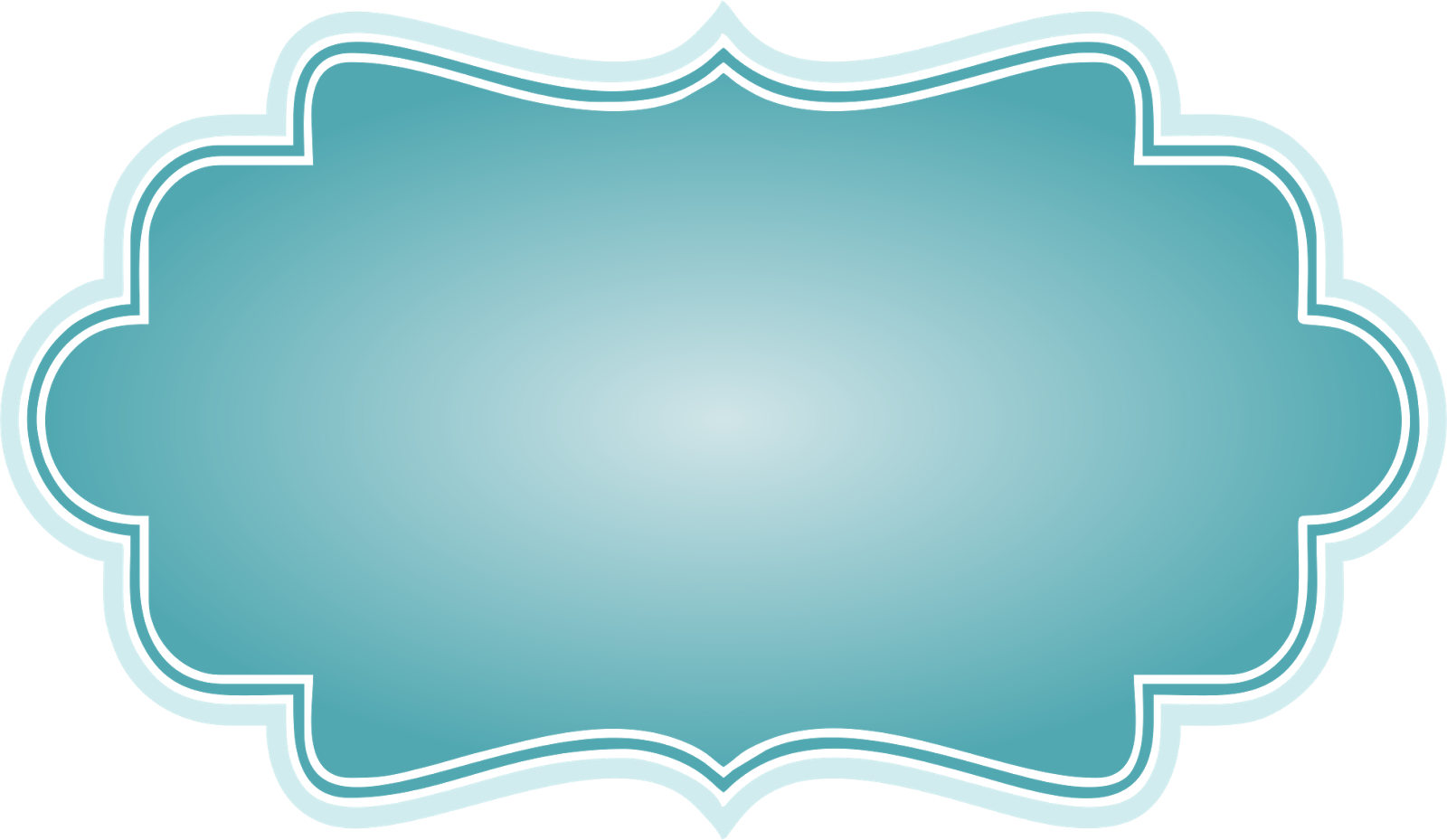 Photos Frame Teal Rectangle PNG Image High Quality PNG Image