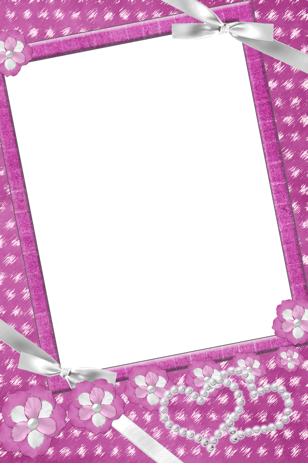 Border Frame Fuchsia PNG Image High Quality PNG Image