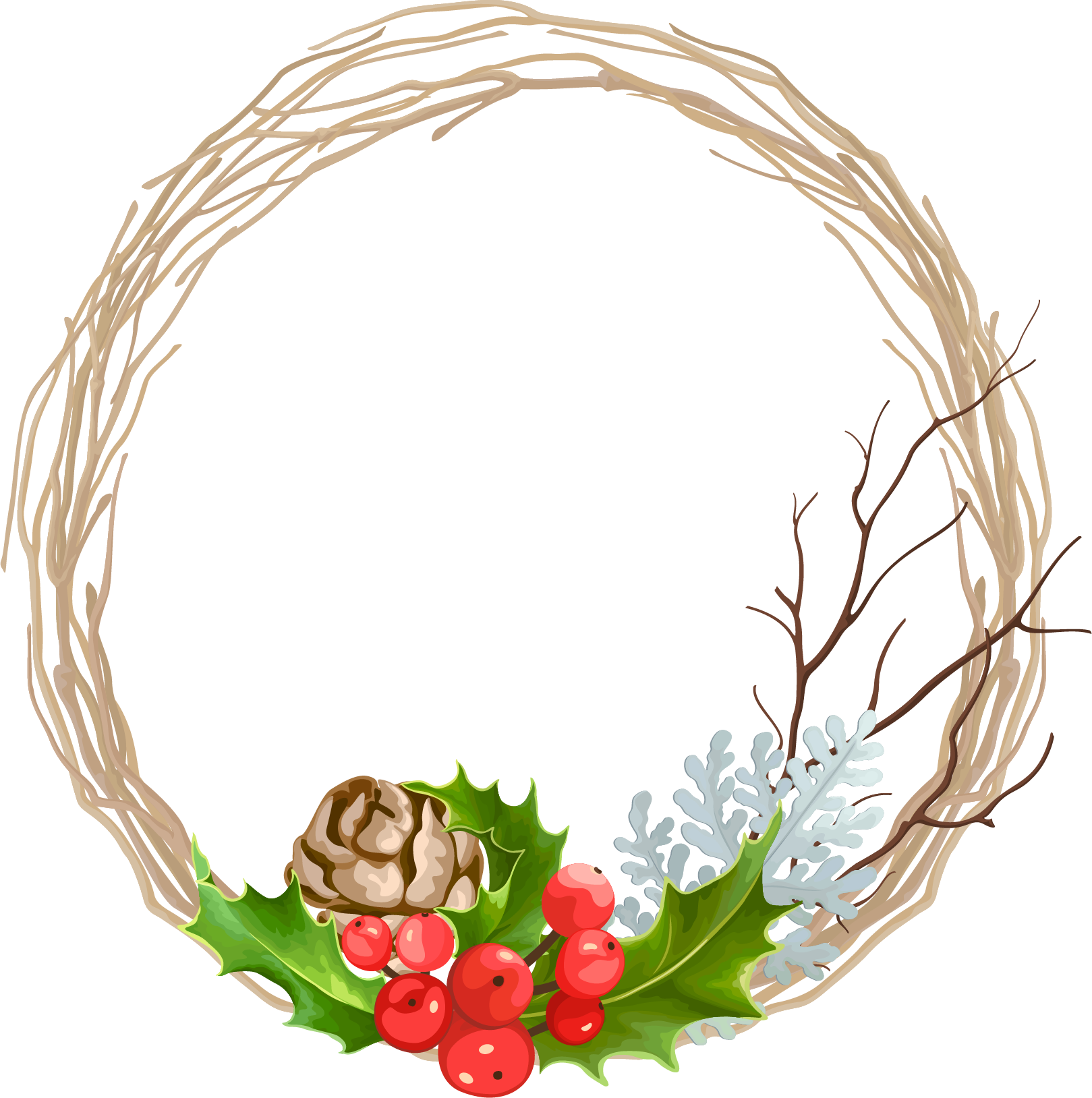 Frame Vector Circle Garland Free PNG HQ PNG Image