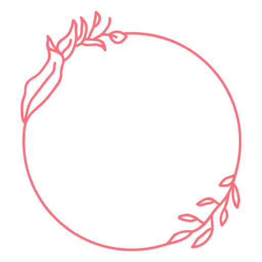 Floral Photos Round Garland PNG Download Free PNG Image