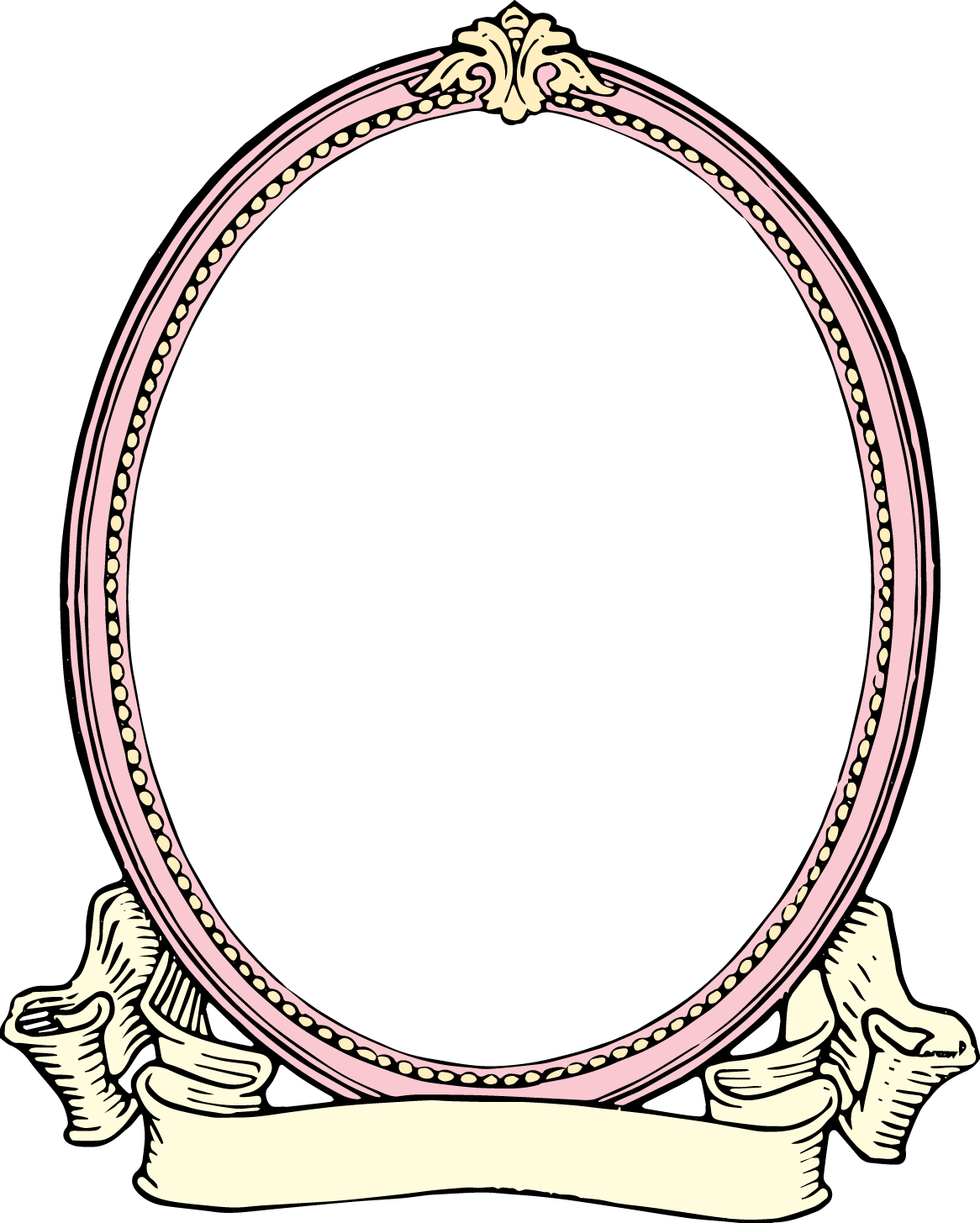 Vintage Border Frame Picture PNG Image