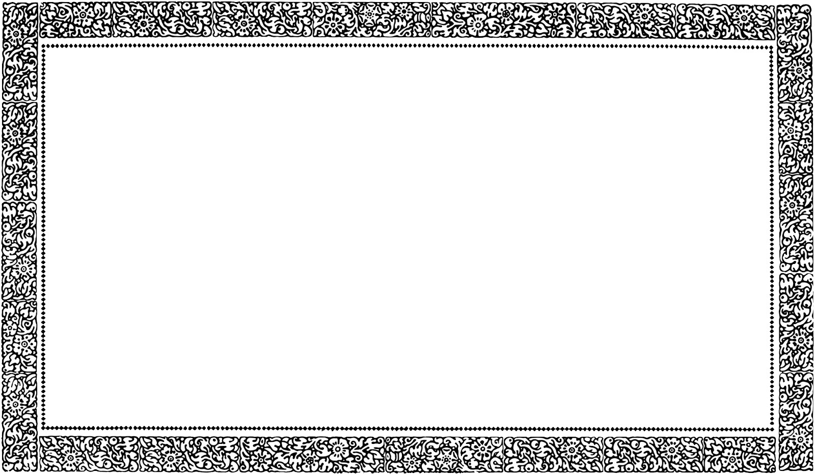 Vintage Border Frame PNG Image