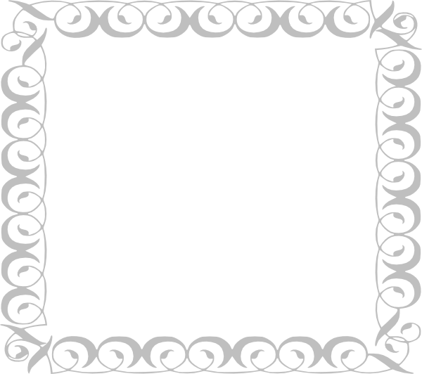 Gray Border Frame PNG Image