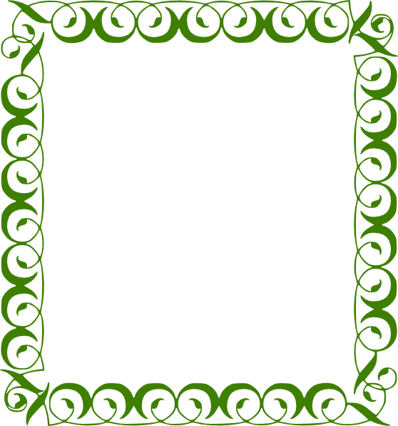 Green Border Frame Picture PNG Image