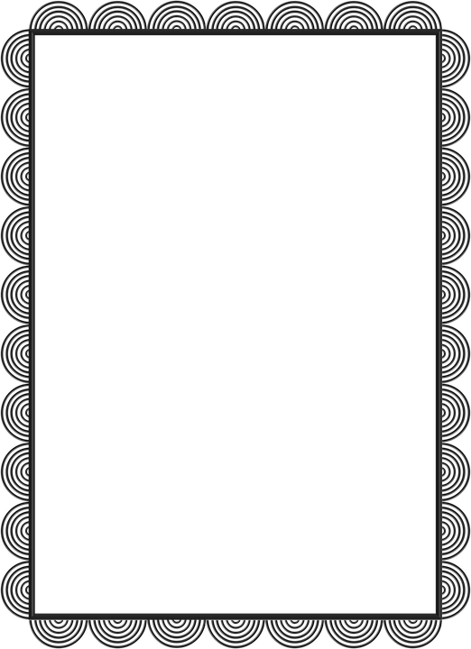 Gray Border Frame Transparent Background PNG Image