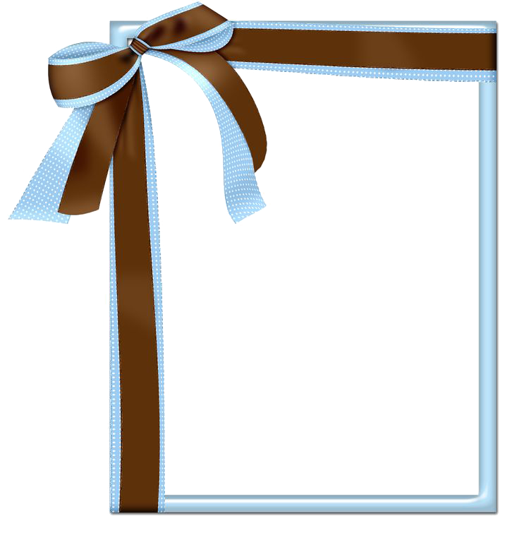 Brown Border Frame Transparent PNG Image