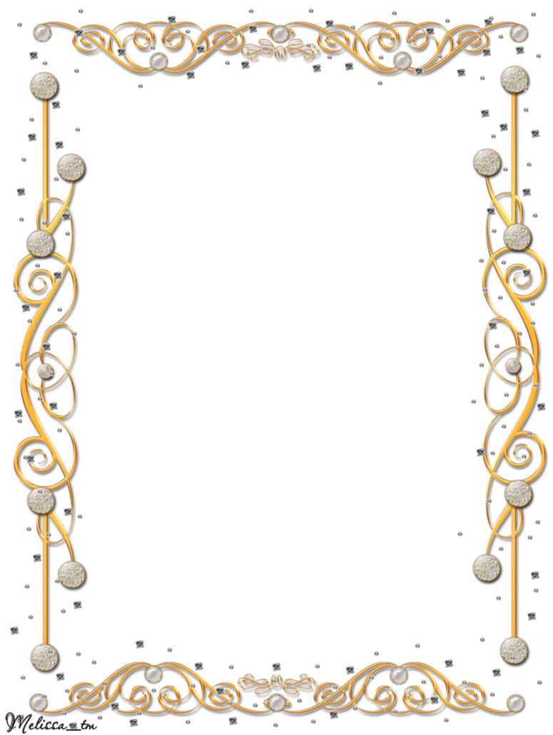 Gold Border Frame Image PNG Image