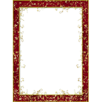 Red Flower Frame Image