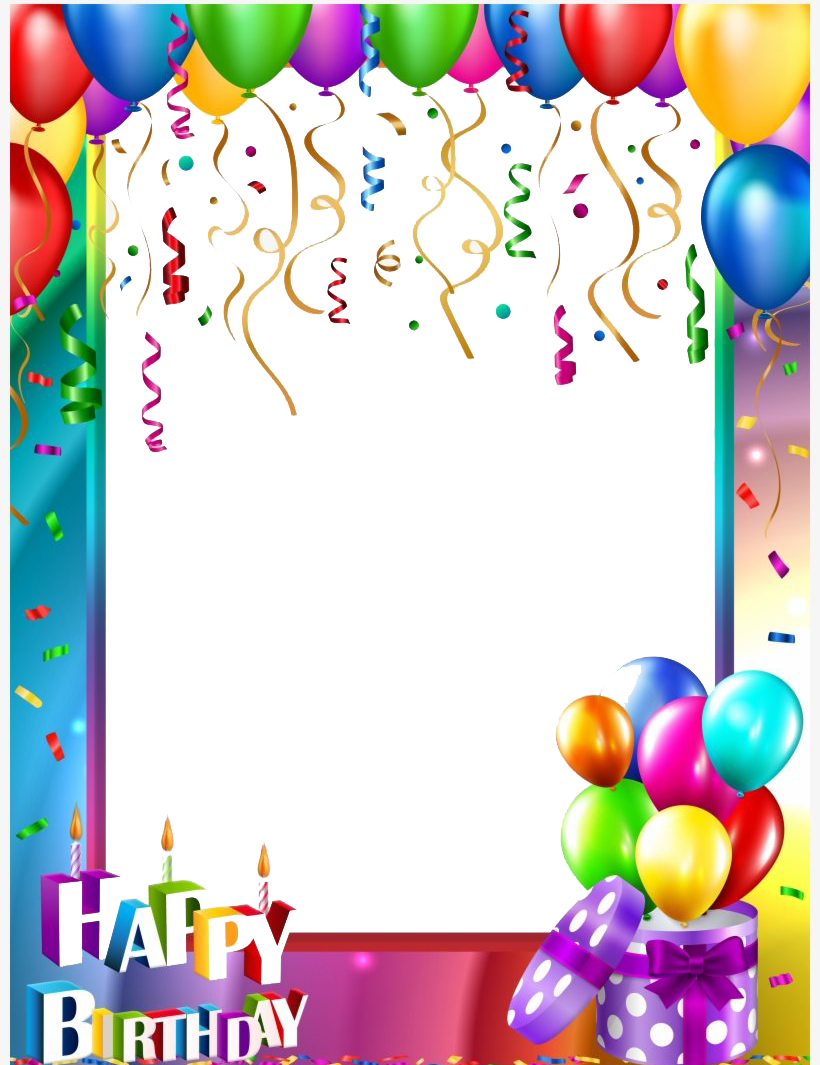 Photos Frame Birthday Happy HQ Image Free PNG Image